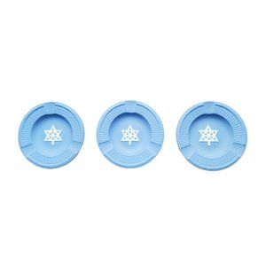 Vtg 3 Wedgwood Jasperware Limited Edition Expo Ashtray Blue Centennial of Canada